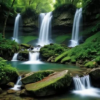 desktop waterfall backgrounds