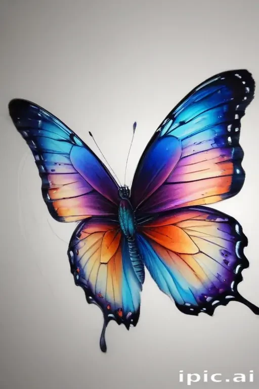 drawing pic of butterfly