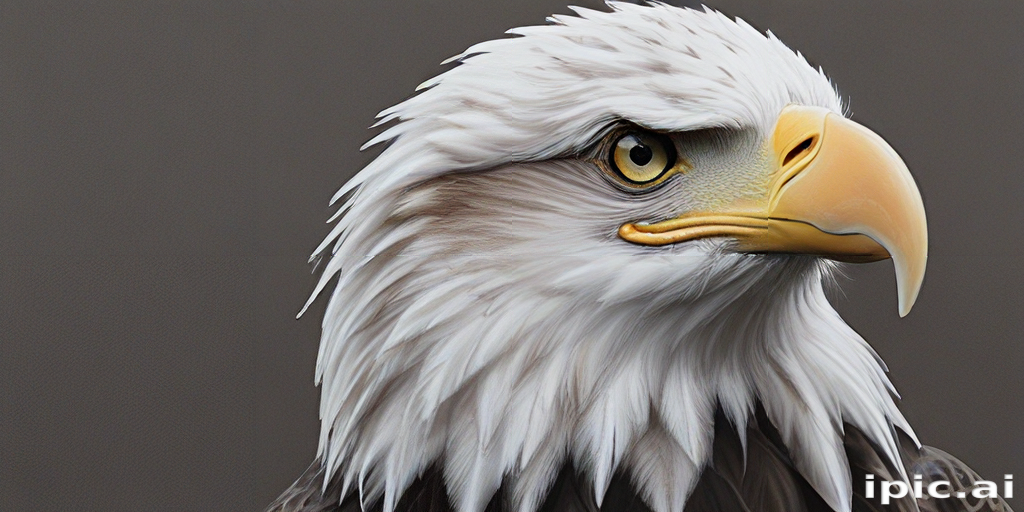 Majestic Bald Eagle with Striking Features and Intense Gaze Captured in ...