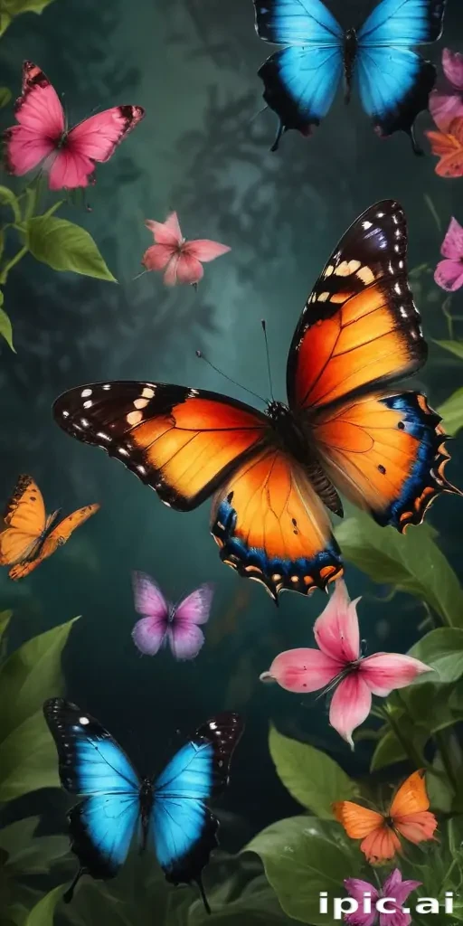 beautiful butterflies wallpaper