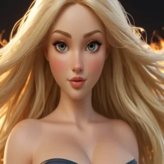 curvy blonde