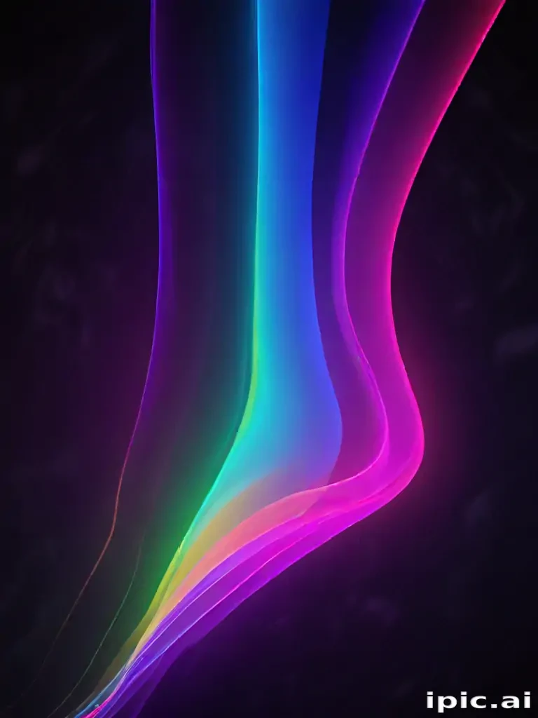 neon color background