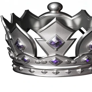 silver crown png
