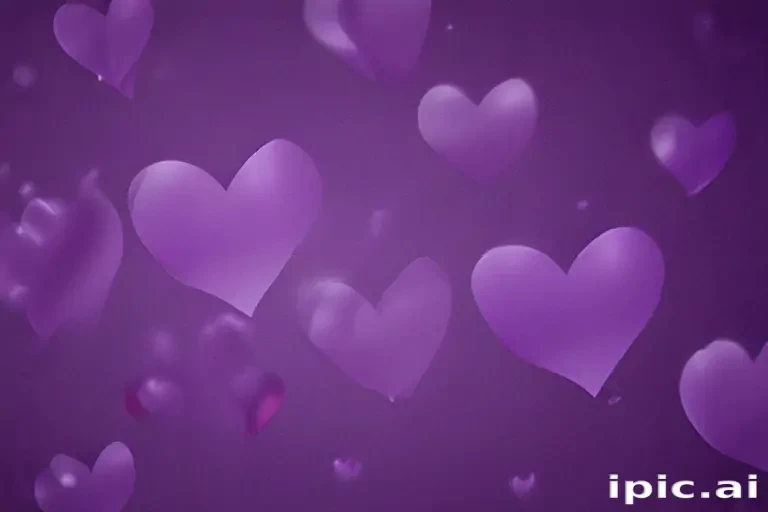 purple hearts wallpaper