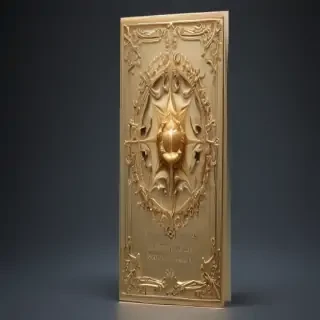 holding card