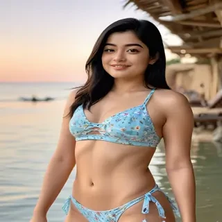 rashmika mandana in bikini