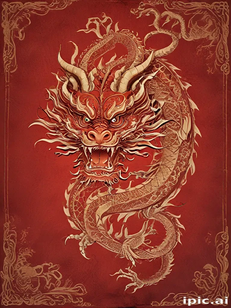 chinese dragon background