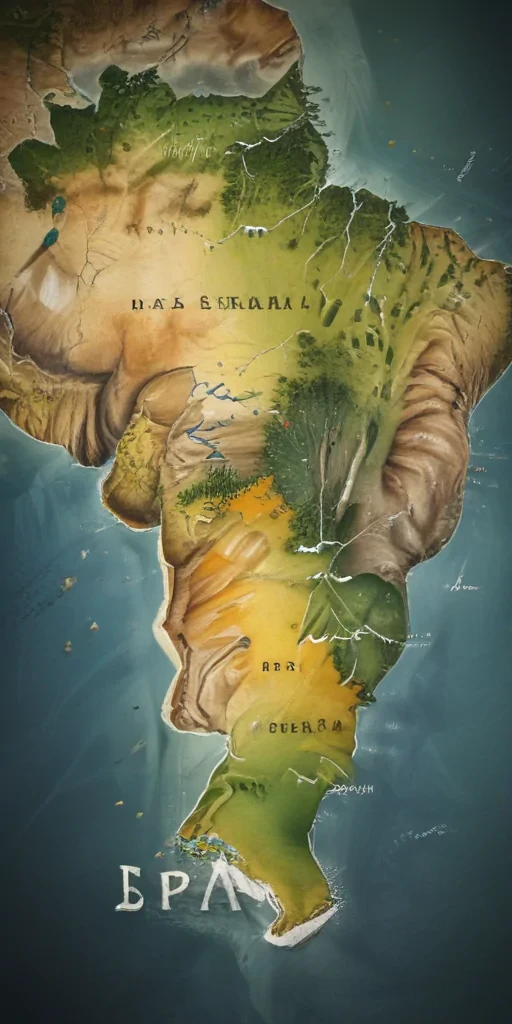 map of brazil