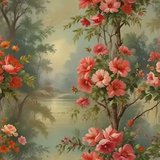 oil painting wallpaper