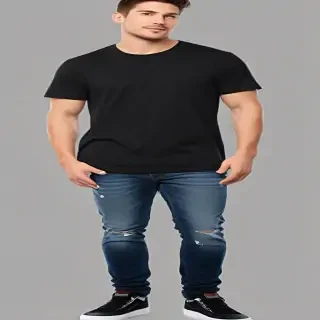 black tee png