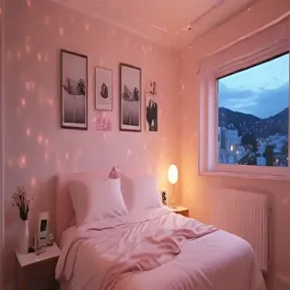 aesthetic bedroom background
