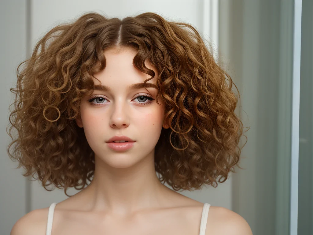 curly hair transparent