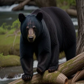 black bear png