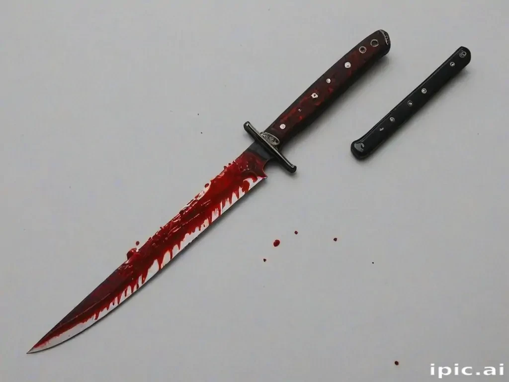 bloody knife aesthetic