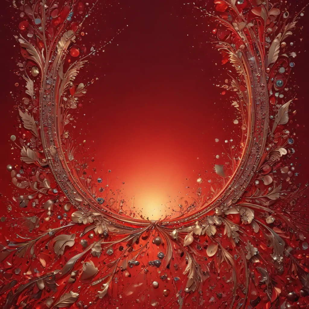 sparkly red background