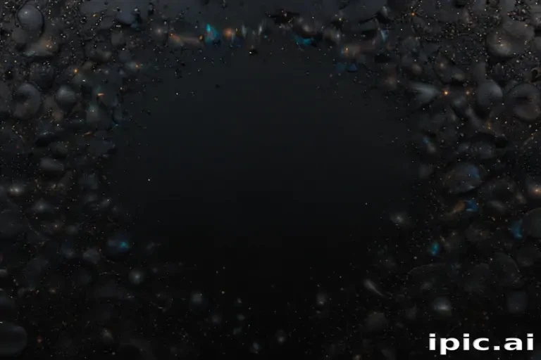 black background with glitter