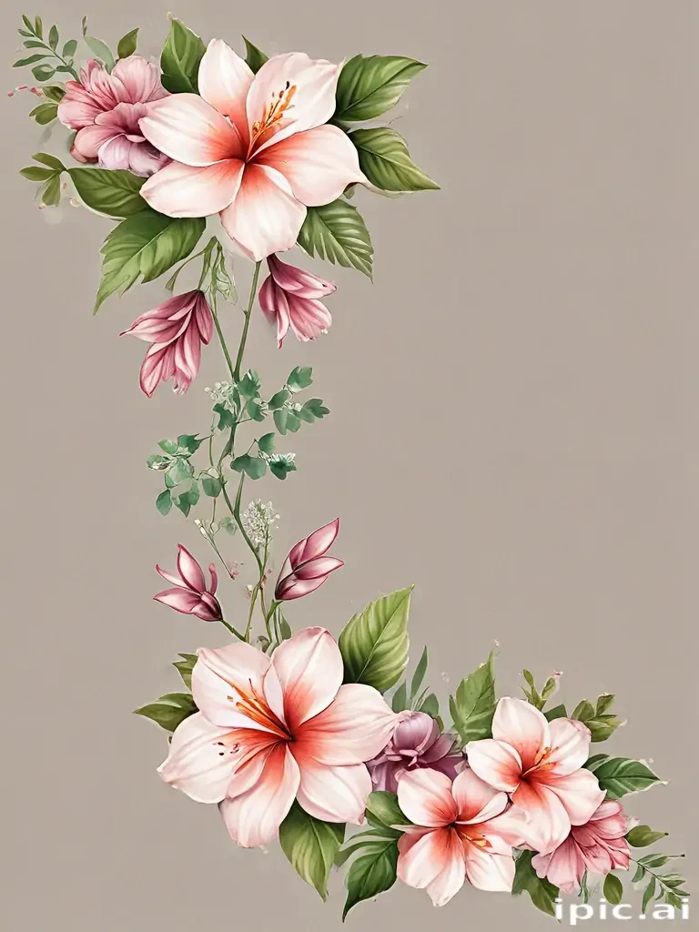 png border flower