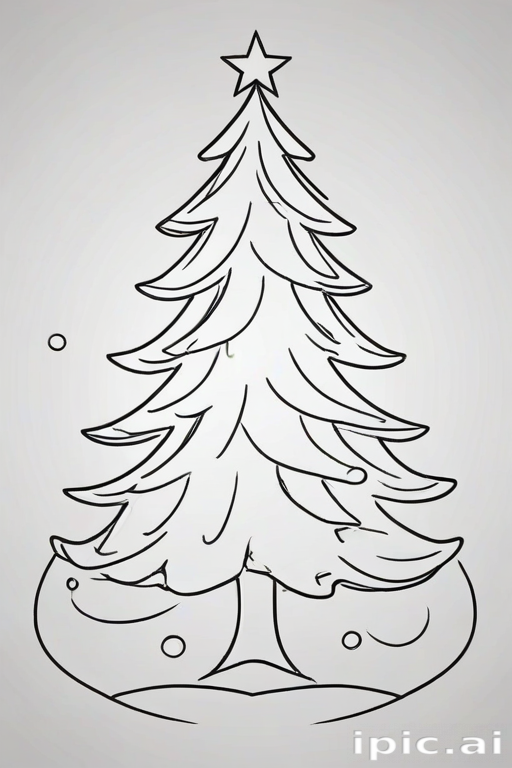 christmas outline