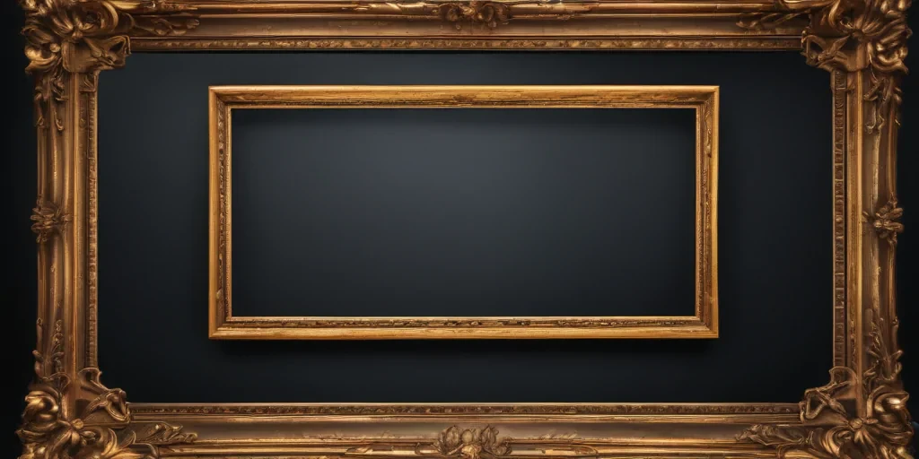 picture frame transparent