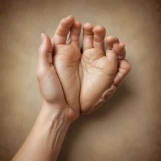 hand heart clipart