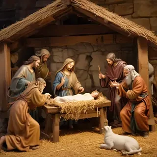 manger scene images free
