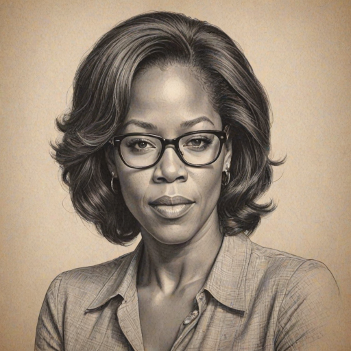 Wonderful Regina King, pencil sketch, portrait of Ravishing woman 1970s in glasses, hair style beatnik, outline, clear lines, fine lines, 8k