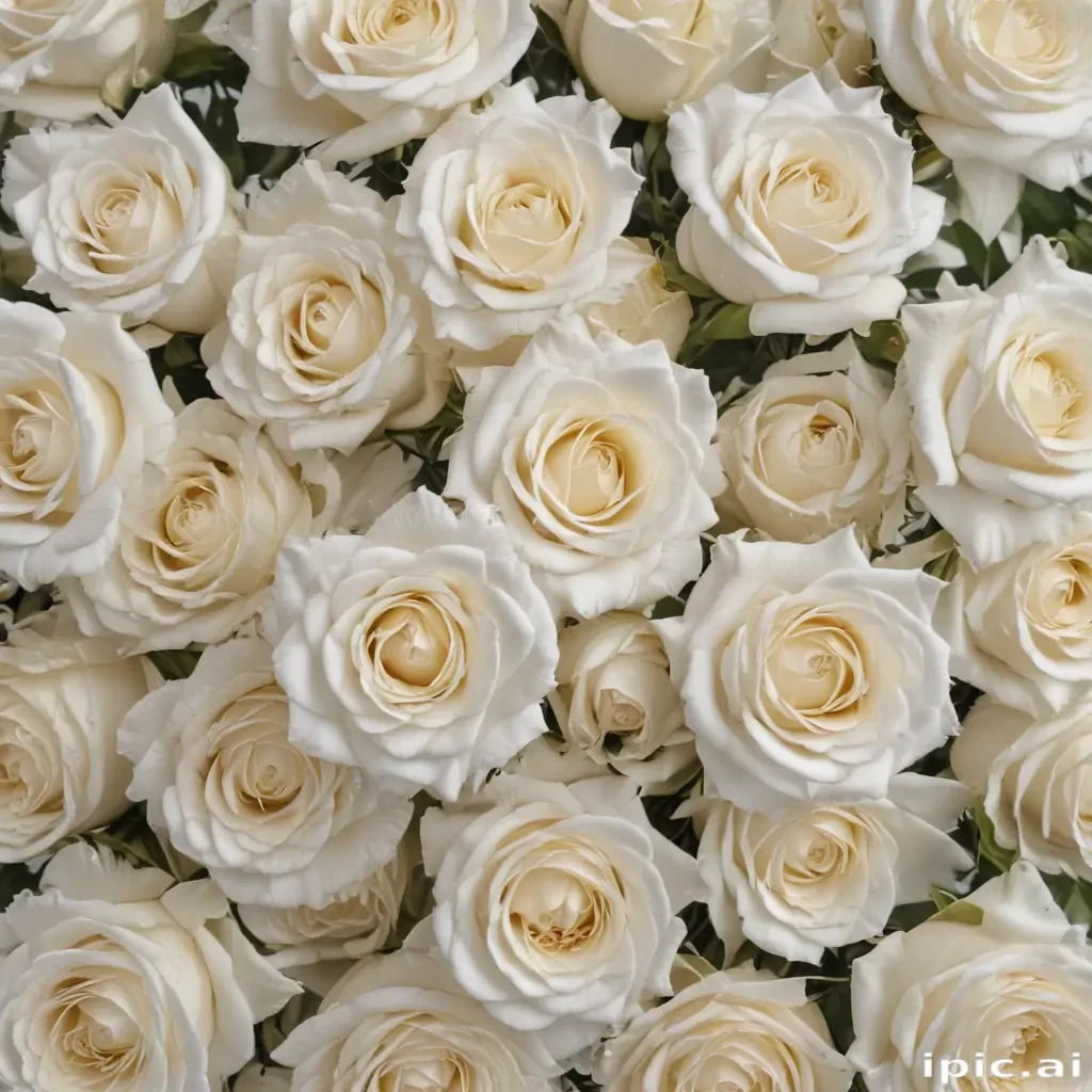 white roses png