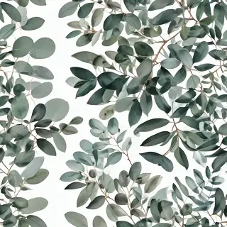 eucalyptus clipart black and white