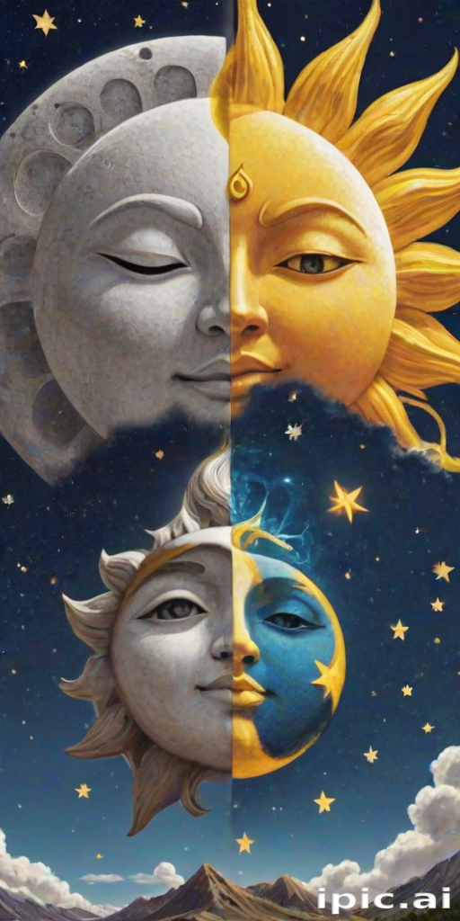 sun and moon