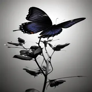 black butterfly wallpaper hd