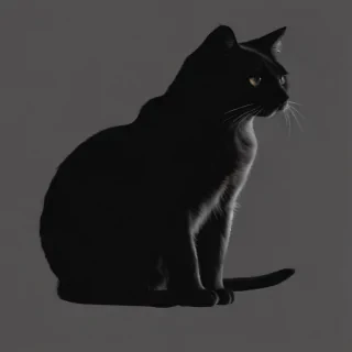cat silhouette png