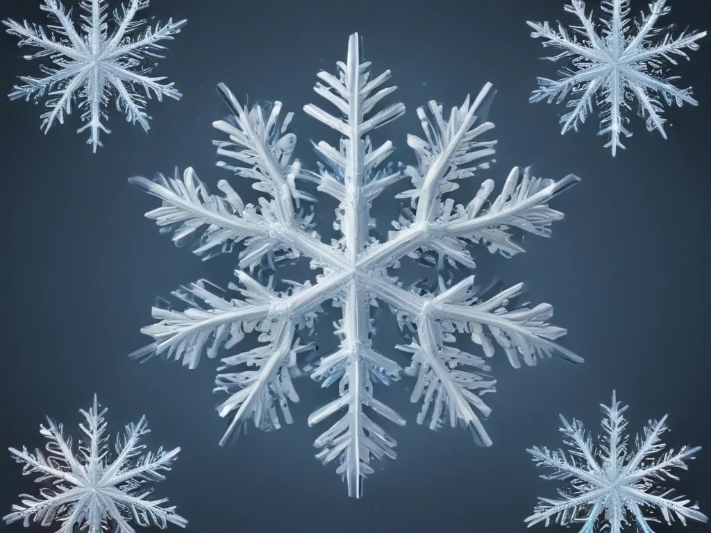 snowflake clipart free