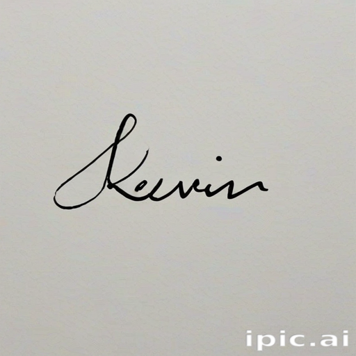 kevin in cursive