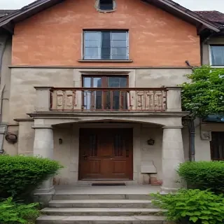 background of the house