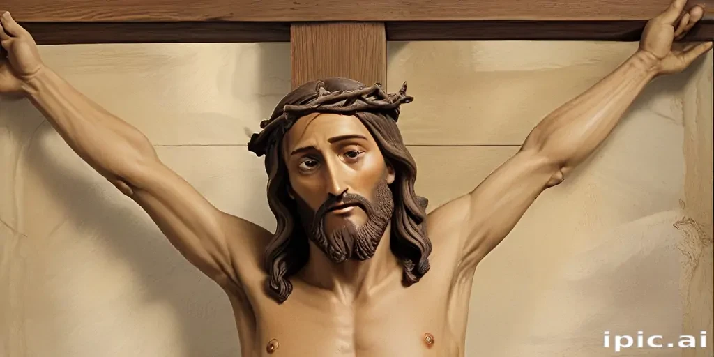 picture of jesus on the cross