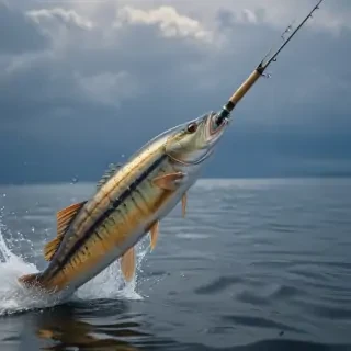 rod in fishing