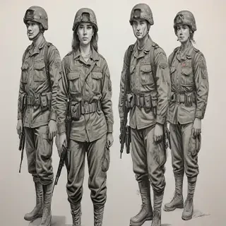 army drawings
