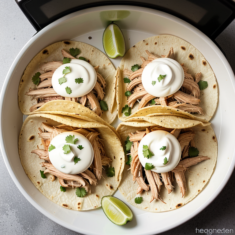 4 ingredient crockpot chicken tacos