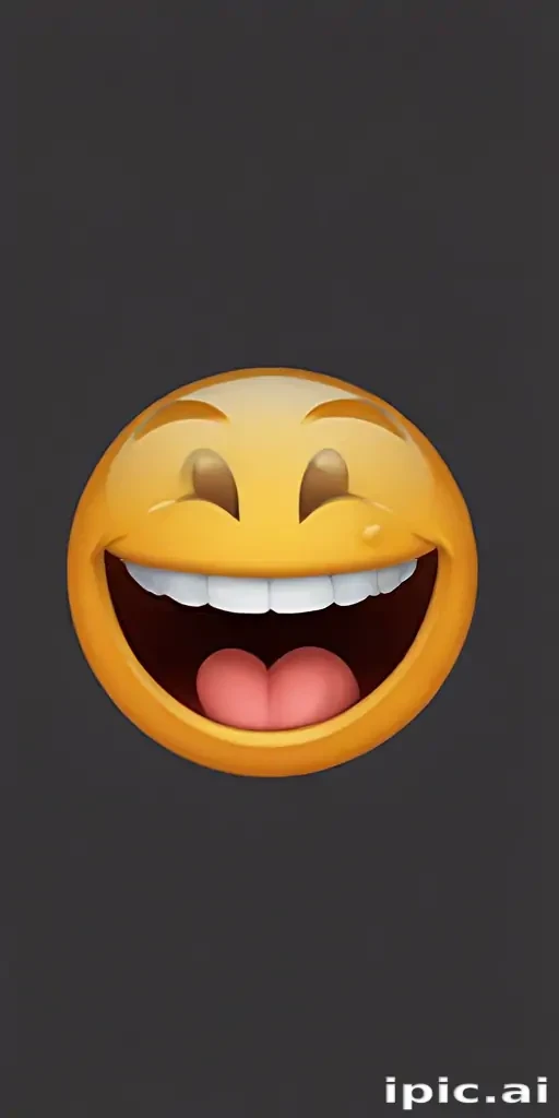 laugh emoji transparent background