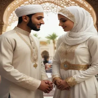 muslim couple