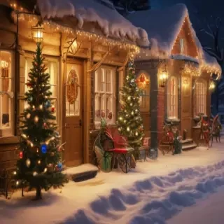 vintage merry christmas image