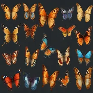 butterflies png transparent