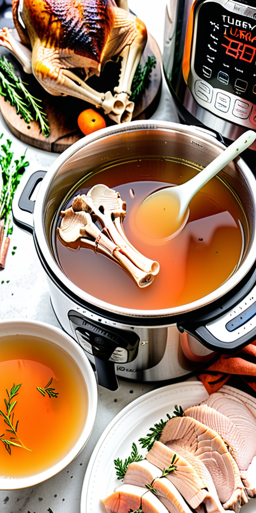 instant pot turkey bone broth