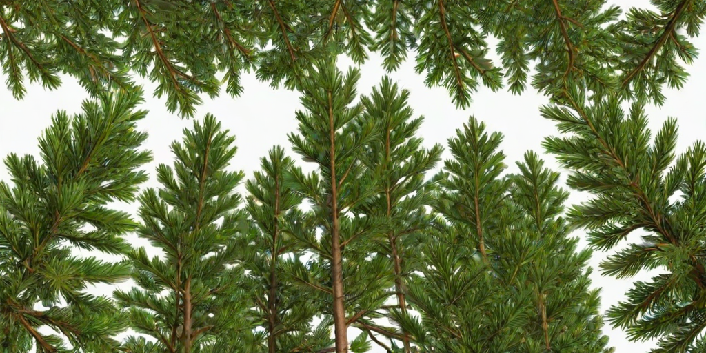 pine trees transparent background