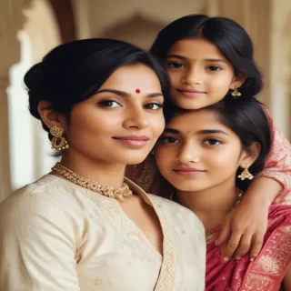 indian mom and son