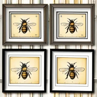 free vintage bee printables