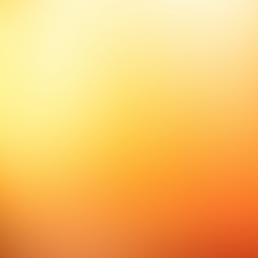 Generate a smooth gradient background transitioning from soft yellow to deep orange, with a Canon EOS R5, f/8 aperture, 1/125 sec shutter speed, ISO 100, wide-angle lens, and soft focus style for enhanced image quality.