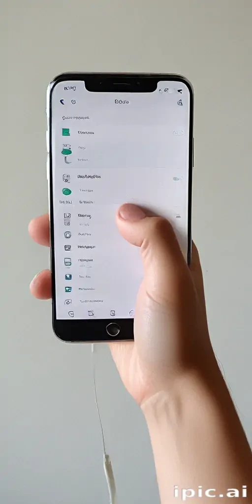 holding a phone