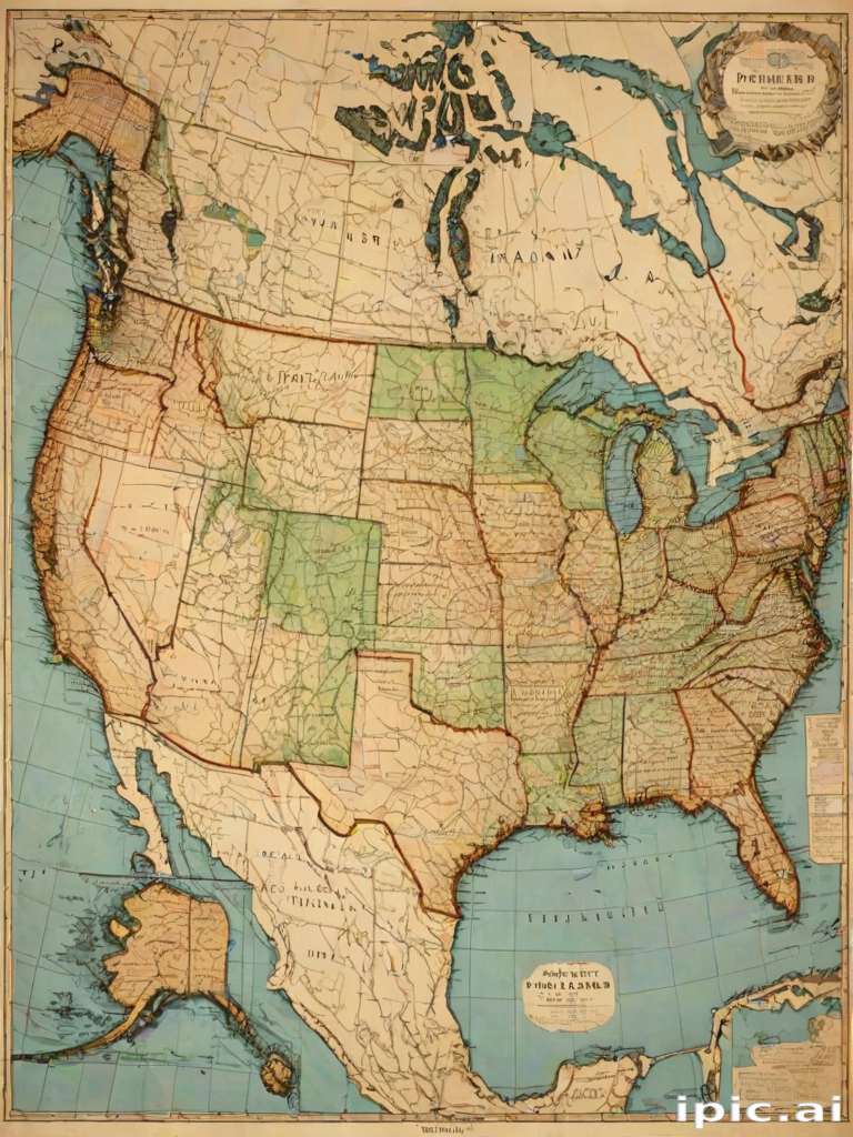 mapa usa