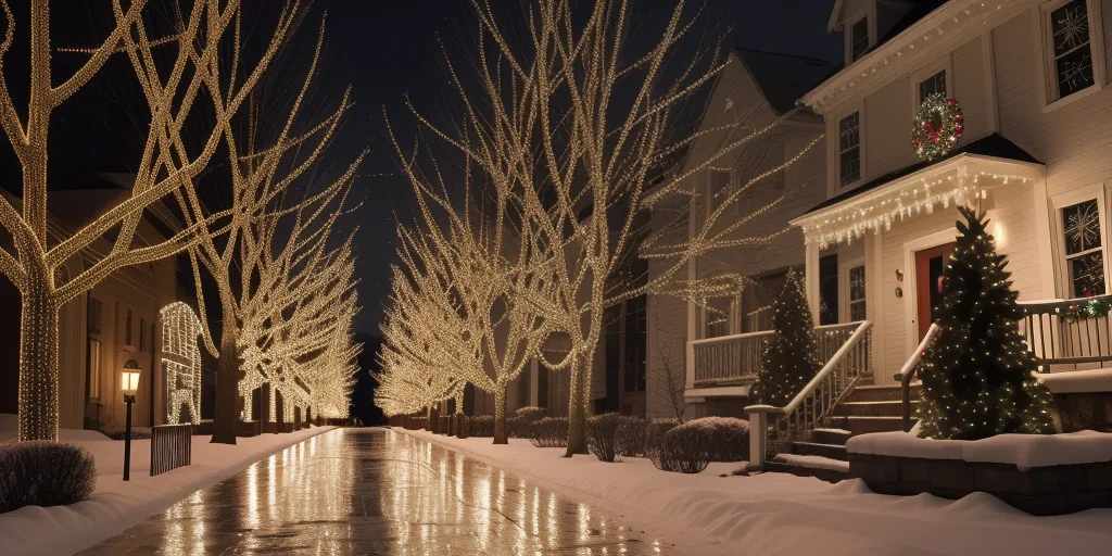 christmas lights iphone wallpaper